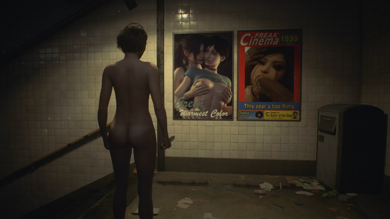 I used mods and turned Resident Evil 3 Remake into an porn game. #AprRF4Cs
